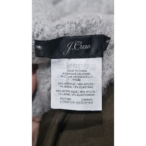 J.CREW Loopy Stitch Oversized Cable-Knit Scarf . - Picture 9 of 9
